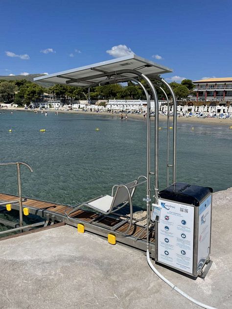 Ράμπα ΑΜΕΑ προς τη θάλασσα